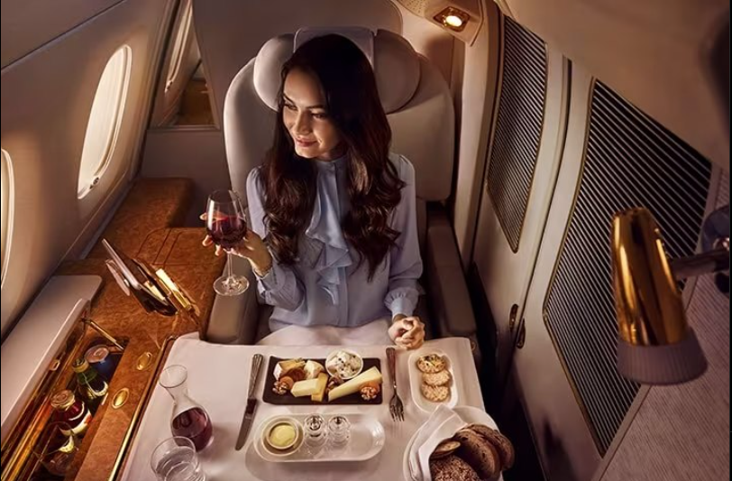 First Class Flight From Auckland