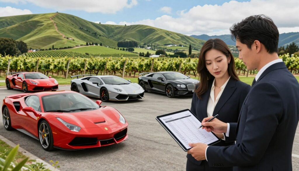 luxury car tour pricing