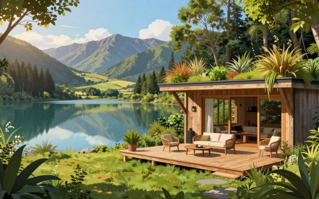 luxury eco lodges New Zealand