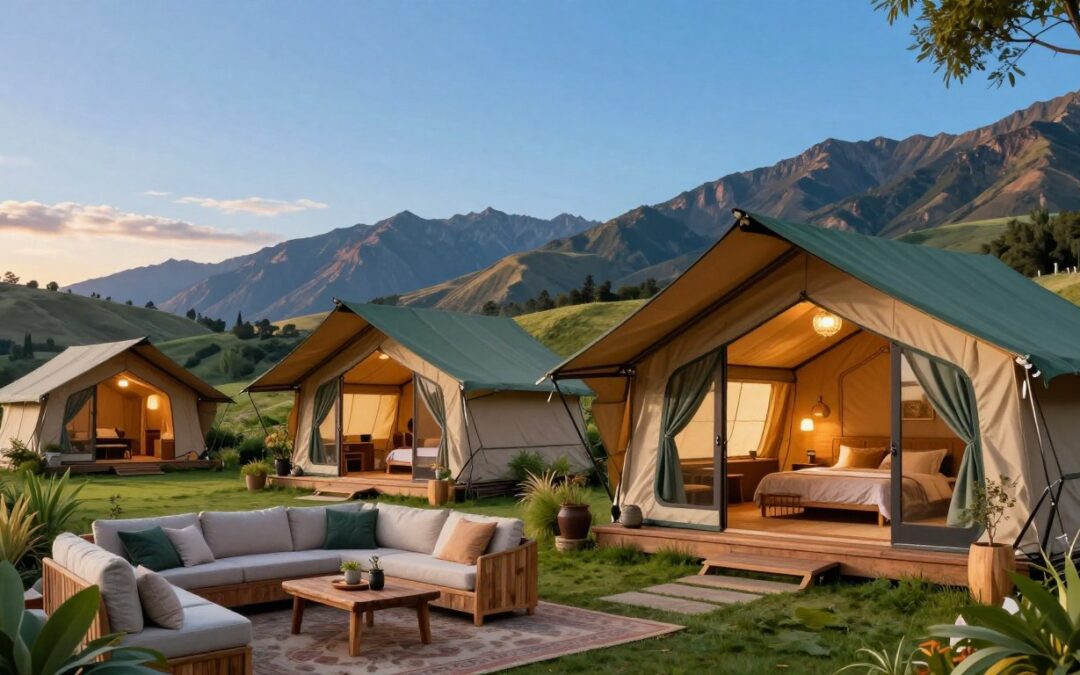 luxury glamping New Zealand