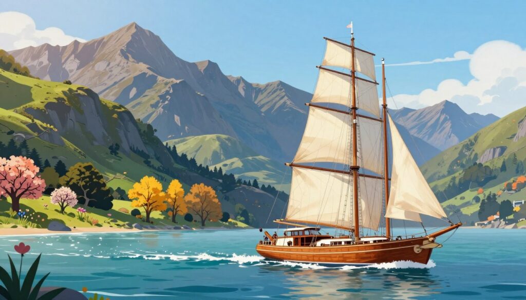 luxury sailing in New Zealand seasons