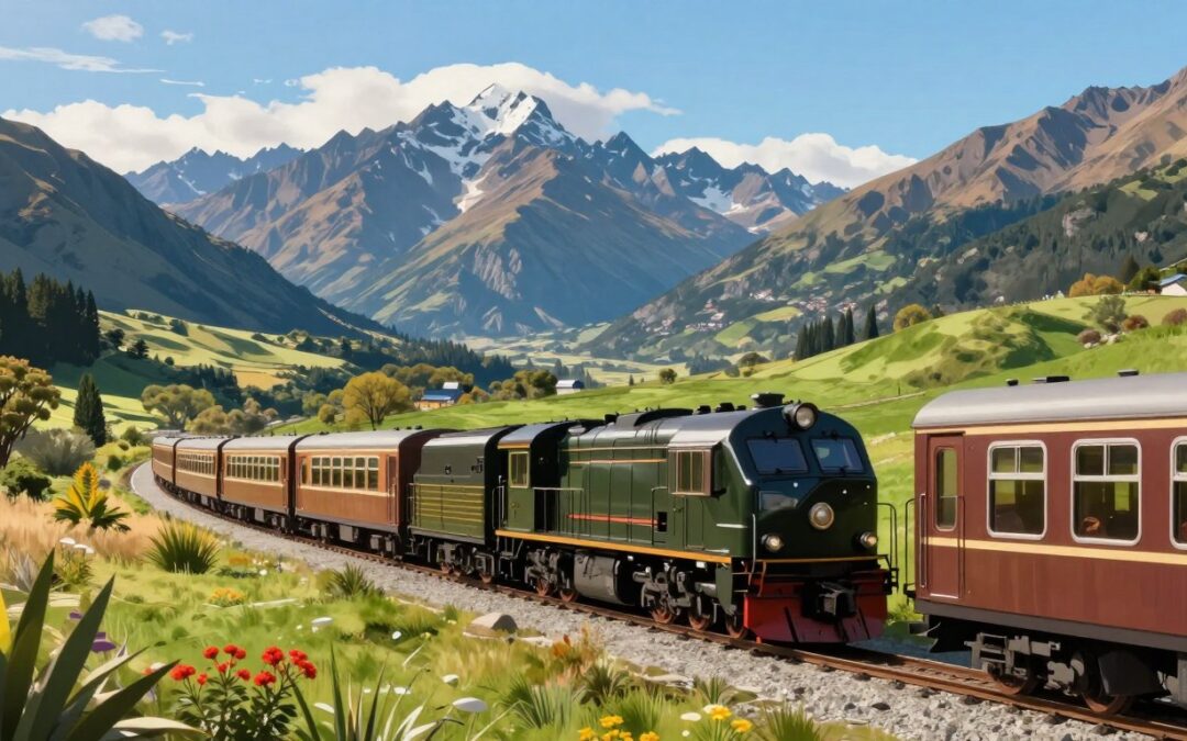 luxury train journeys New Zealand