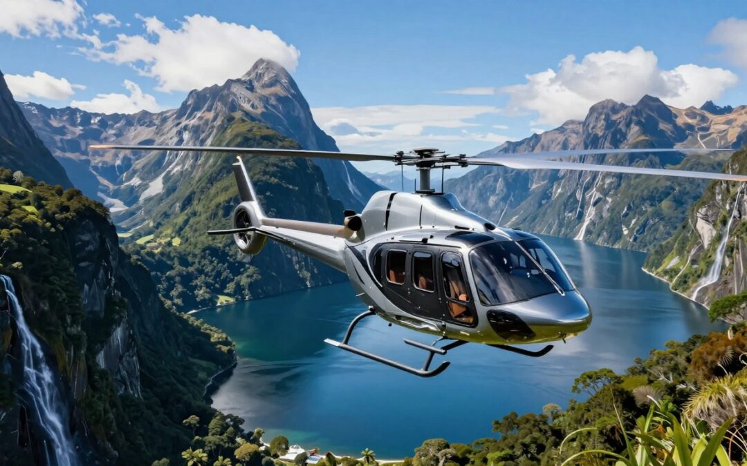 private helicopter tours Milford Sound