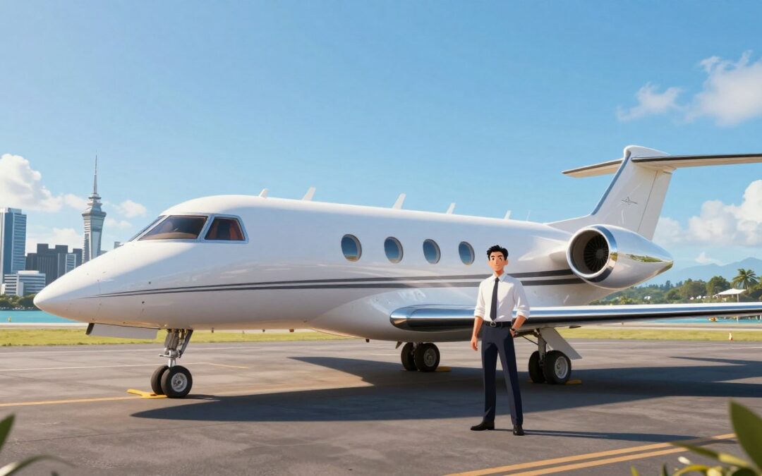 private jet charter Auckland to Fiji